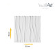 Panneau mural 3d wallart sands 3m2