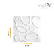 Panneau mural 3d wallart splashes 3m2