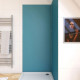 Panneau mural finition aluminium Bleu 90 x 210 cm - WALL’IT BLEU Aurlane - FAC322