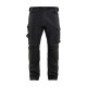 Pantalon artisan denim stretch 17511141 - Couleur au choix Noir