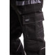 Pantalon de travail artisan blaklader retardant flamme noir/gris 14611516 - Taille au choix 