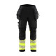Pantalon softshell haute-visibilité 18212513 - Couleur au choix Noir-jaune fluo