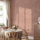 Papier peint abstrait au design minimaliste couleur saumon - GRAFFITO ROSA++