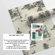 Papier peint Alien toile de Jouy - ALIEN TOILE BLACK++ 