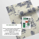 Papier peint Alien toile de Jouy Bleu - ALIEN TOILE BLUE++ 