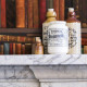 Papier peint d'étagère bibliothèque antique - VINTAGEBOOKS++ 