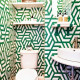Papier peint géométrique vert - ELITIS++ 