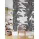 Papier peint palmier exotique noir - BLACK PALM++