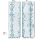 Papier peint tâches d'encres bleu clair sur blanc InkBlot Shibori - INK BLOT AZZURRA++ 