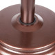Parasol chauffant gaz 14 kw gold radiateur de terrasse (inclus housse, lest et connectique) 