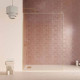 Paroi de douche 120x200cm - Verre anticalcaire - Encadrement Ultra-Fin - Finition Or Brossé - LEA Aurlane - FAC1124