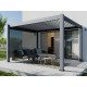 Orion 3x4m avec store lateral 3m - anthracite