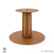 Pied central DECO-GEM pour table basse en acier à visser Zircon, H.39 cm Marron