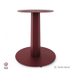 Pied central DECO-GEM pour table basse en acier à visser Zircon, H.71 cm Red brown