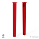 Lot de 2 pieds DECO-GEM pour table basse en acier Jaspe, H.86 cm Rouge