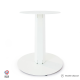 Pied central DECO-GEM pour table basse en acier à visser Zircon, H.86 cm Blanc