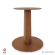 Pied central DECO-GEM pour table basse en acier à visser Zircon, H.86 cm Marron