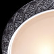 Plafonnier argenté country 4 ampoules 24 cm 