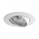 Plafonnier blanc techno 1 ampoule 2 cm