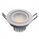 Plafonnier blanc techno 1 ampoule 6 cm