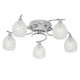 Plafonnier boyer, 5 ampoules - coloris au choix
