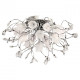 Plafonnier chromé flora 16 ampoules 36 cm