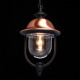 Plafonnier d'extérieur noir street 1 ampoule 106 cm 