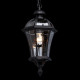 Plafonnier d'extérieur noir street 1 ampoule 110 cm 
