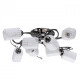 Plafonnier gris megapolis 8 ampoules 15 cm