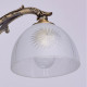 Plafonnier laiton classic 3 ampoules 33 cm 