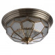Plafonnier laiton country 6 ampoules 22 cm