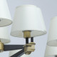 Plafonnier laiton neoclassic 12 ampoules 49 cm 