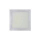 Plafonnier led carré edm - 20w - 1500 lumens - 4000k - chromé - 31593