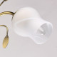 Plafonnier marron flora 3 ampoules 27 cm 