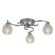Plafonnier minnie, chrome, 3 ampoules