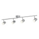 Plafonnier rollo, chrome, 4 ampoules