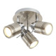 Plafonnier samson, 3 ampoules - Coloris au choix