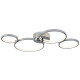 Plafonnier solexa, chrome, 4 ampoules