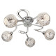 Plafonnier souk, chrome, 5 ampoules