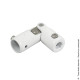 Genouillère pour volet roulant TORBEL-Entrée Ø12mm sortie Ø12mm