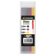 ETUI DE 9 MINES DE RECANGE (5 garphite - 2 rouge - 2 jaune)