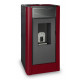 Ferlux poêle à granulés chaudière hydraulique altea hydro 12kw rouge impérial