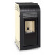 Ferlux poêle à granulés aroa 8kw blanc perlé