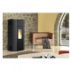 Poêle à granulés nuance atlantic étanche 6kw taupe