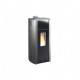Poêle à granulés nuance atlantic étanche 6kw taupe 