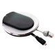 Point de connexion 1pc 2p+t + 1 chargeur usb + 1 enrouleur rj45 blanc