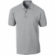Polo de travail manches courtes gildan 100% coton - Taille et coloris au choix Gris