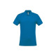 Polo de travail piqué manches courtes homme kariban 100% coton - Couleur et taille au choix Bleu-tropical