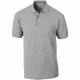 Polo de travail manches courtes gildan 100% coton - Taille et coloris au choix Gris