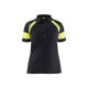 Polo Visible femme 35291050 - Couleur au choix Noir-jaune fluo